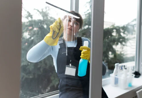 Nettoyage de vitres intérieures et extérieures à Vesly